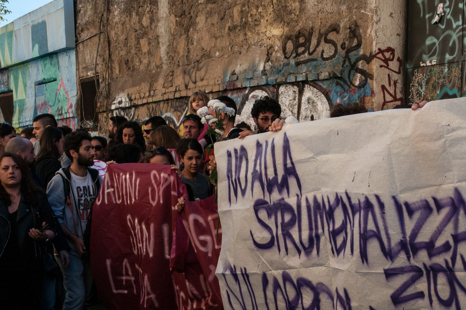 &nbsp;Desir&eacute;e, manifestazione a San Lorenzo