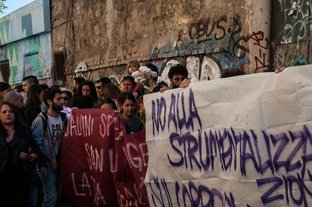&nbsp;Desir&eacute;e, manifestazione a San Lorenzo