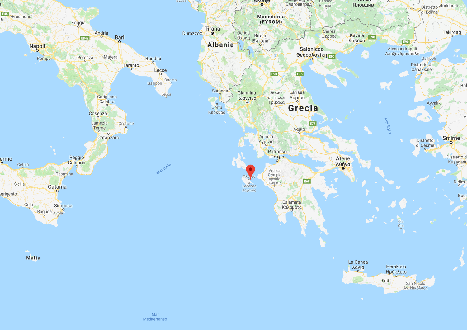 Mar Jonio: scossa di magnitudo 6.8 con epicentro a&nbsp;Zanta sentita anche in Calabria, Basilicata e Sicilia