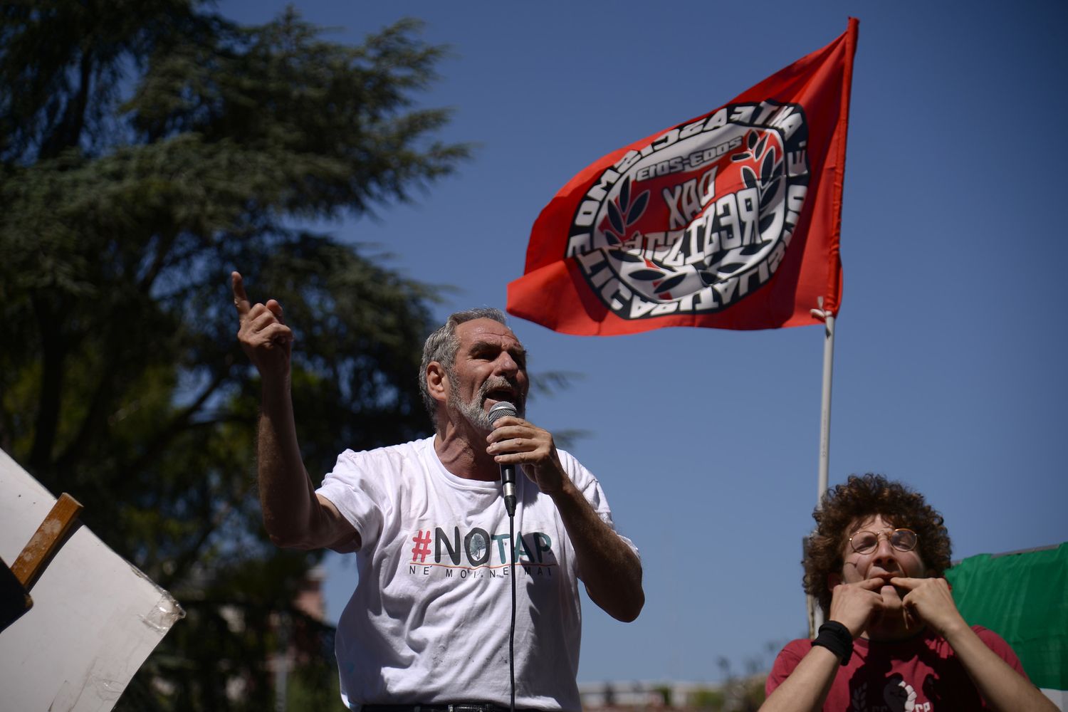 &nbsp;Luciero Pati, attivista No-Tap