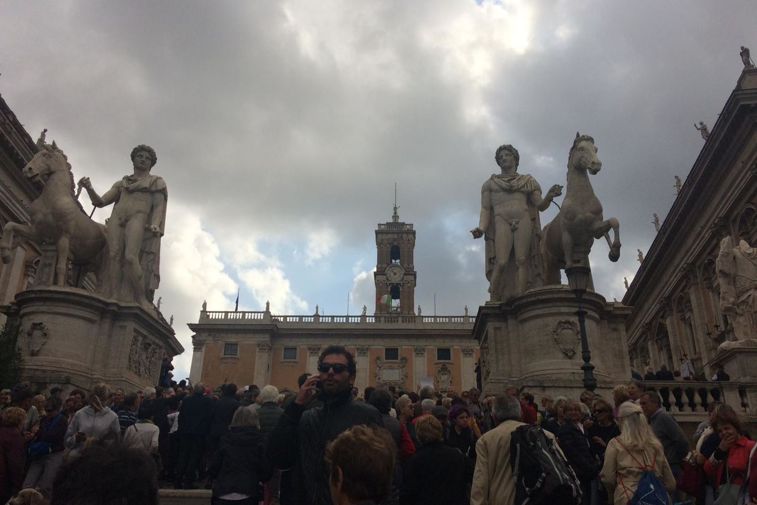 &nbsp;La manifestazione #romadicebasta