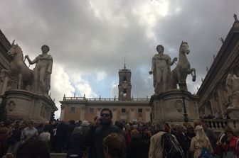 &nbsp;La manifestazione #romadicebasta