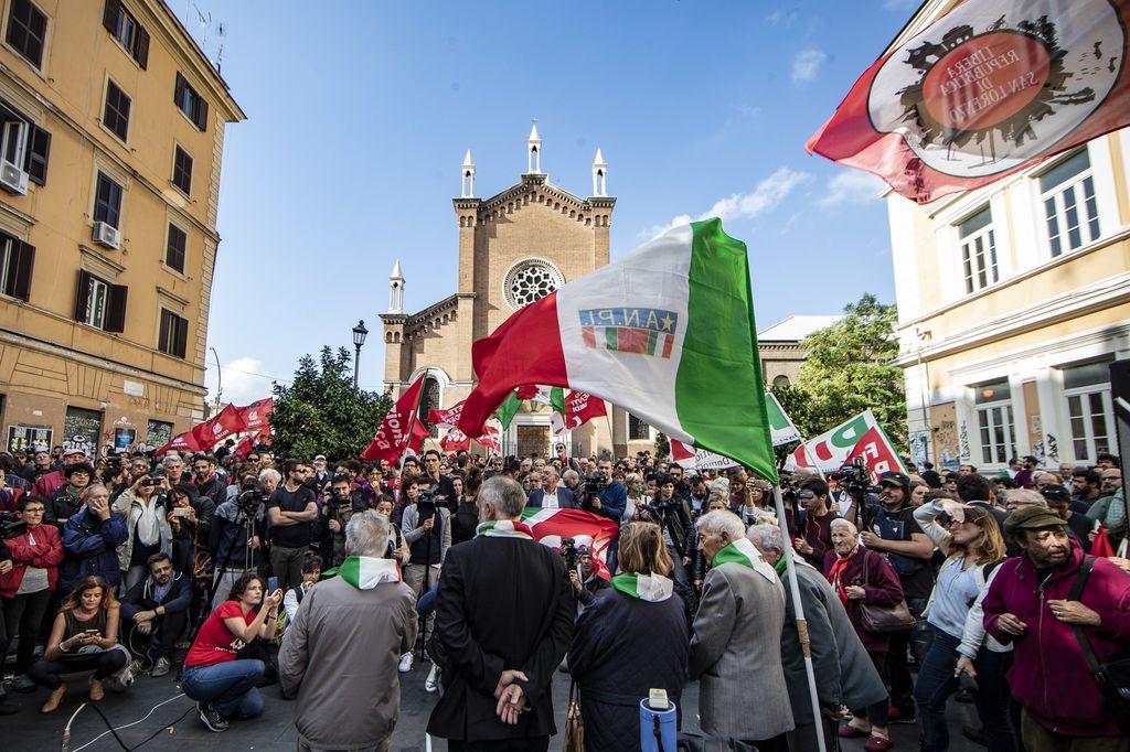 &nbsp;La manifestazione dell'Anpi a San Lorenzo