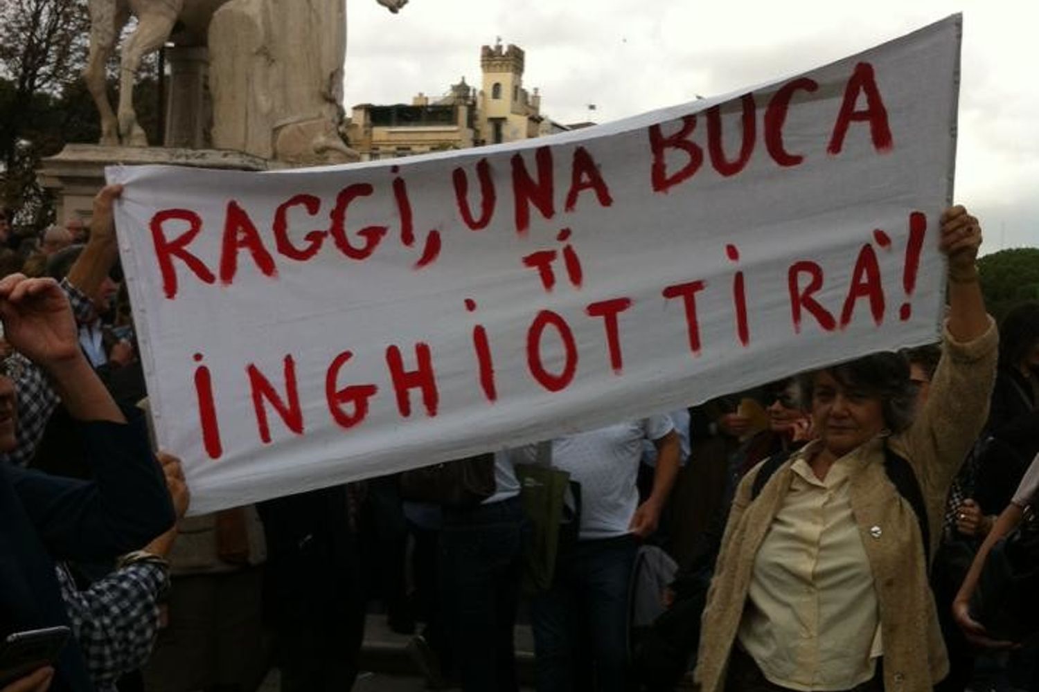 La manifestazione del 27 ottobre contro il degrado a Roma&nbsp;