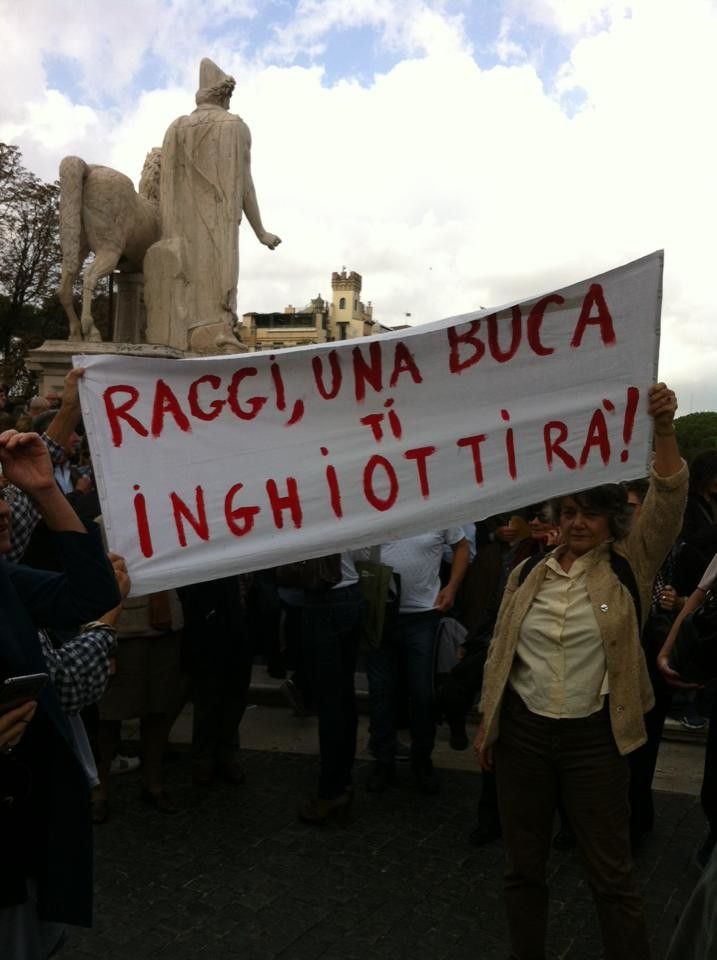 La manifestazione del 27 ottobre contro il degrado a Roma&nbsp;