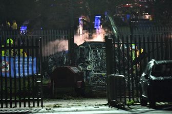 Esplosione dell'elicottero del presidente del Leicester (AFP)&nbsp;