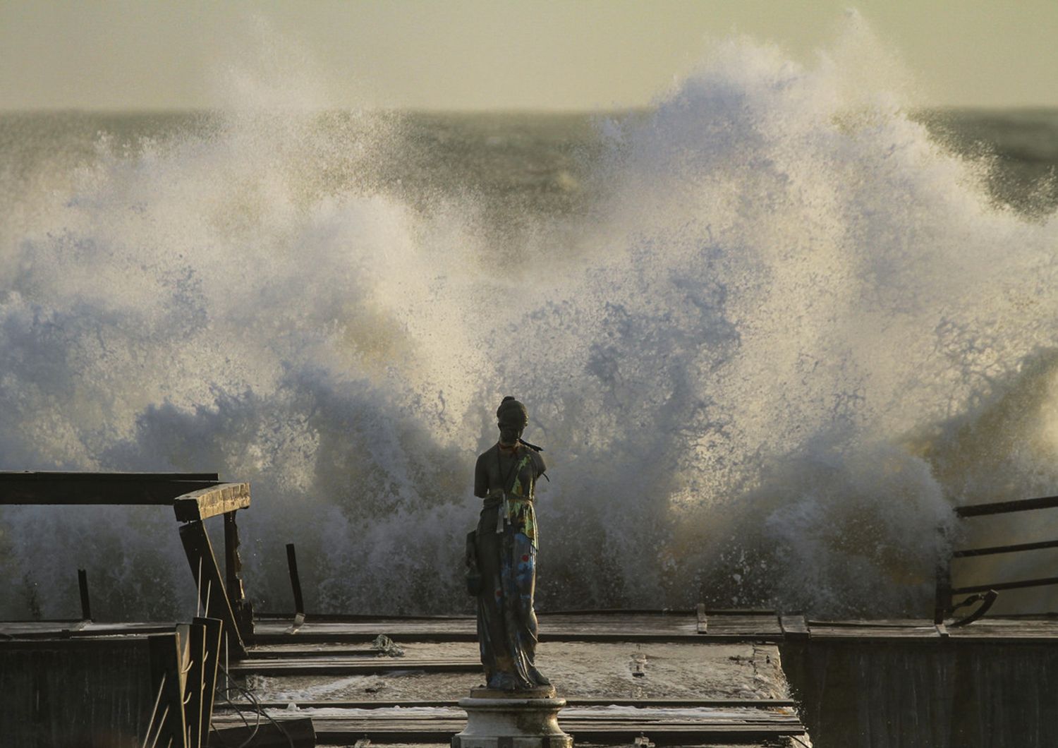 &nbsp;Ostia, forte maltempo e raffiche di vento fino a 82 km/h. Violente mareggiate sul litorale romano&nbsp;