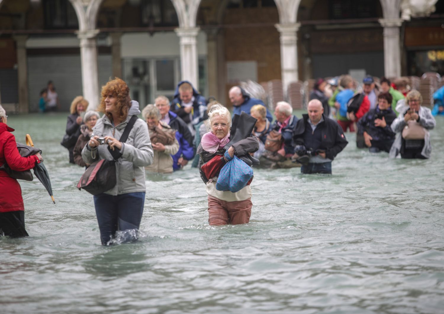 Venezia, maltempo con pioggia e acqua alta &nbsp;