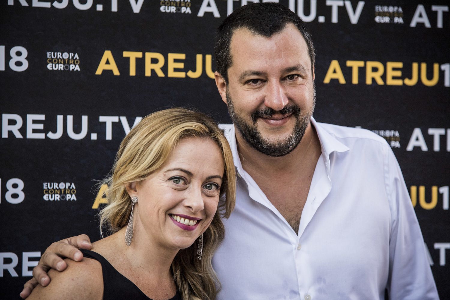 &nbsp;Giorgia Meloni e Matteo Salvini, ad Atreju lo scorso 22 settembre