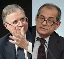 combo Ignazio Visco Giovanni Tria&nbsp;