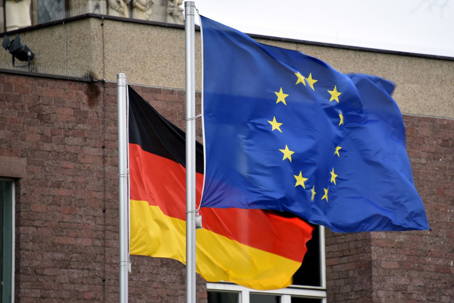 &nbsp; Bandiere Germania/Europa