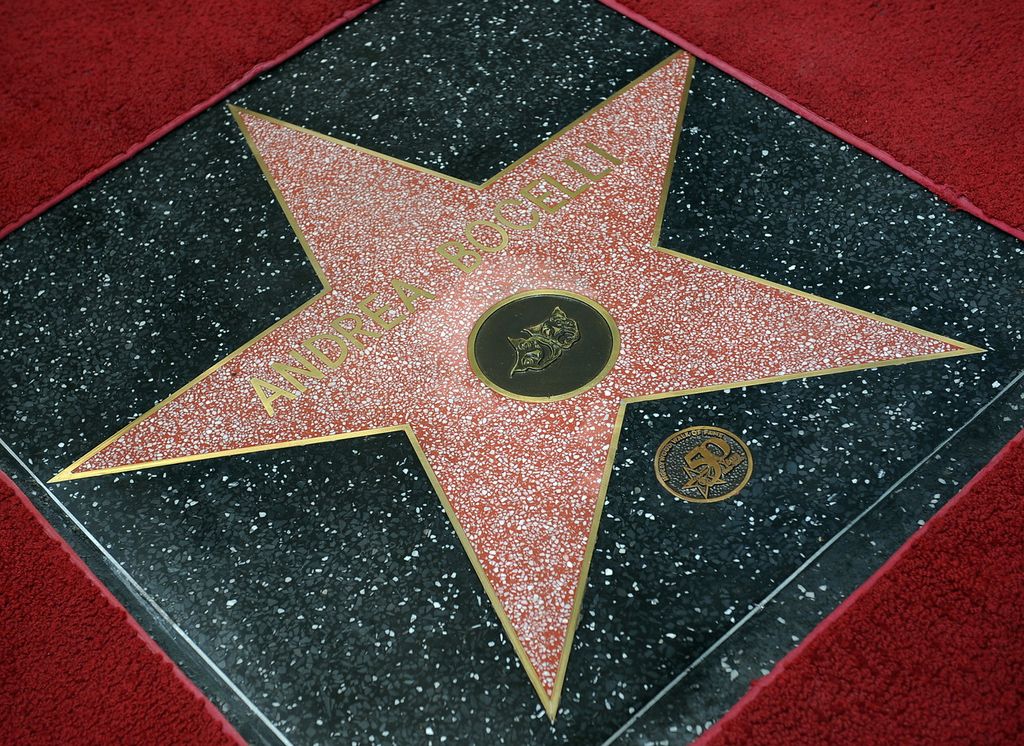 &nbsp;Andrea Bocelli, Walk of Fame