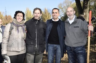 Paola Carinelli, Davide Casaleggio, Luigi Di Maio e Vito Crimi&nbsp;
