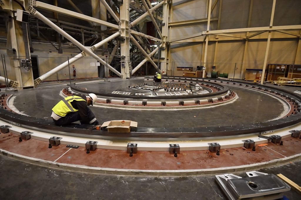 &nbsp;Reattore per la fusione in costruzione