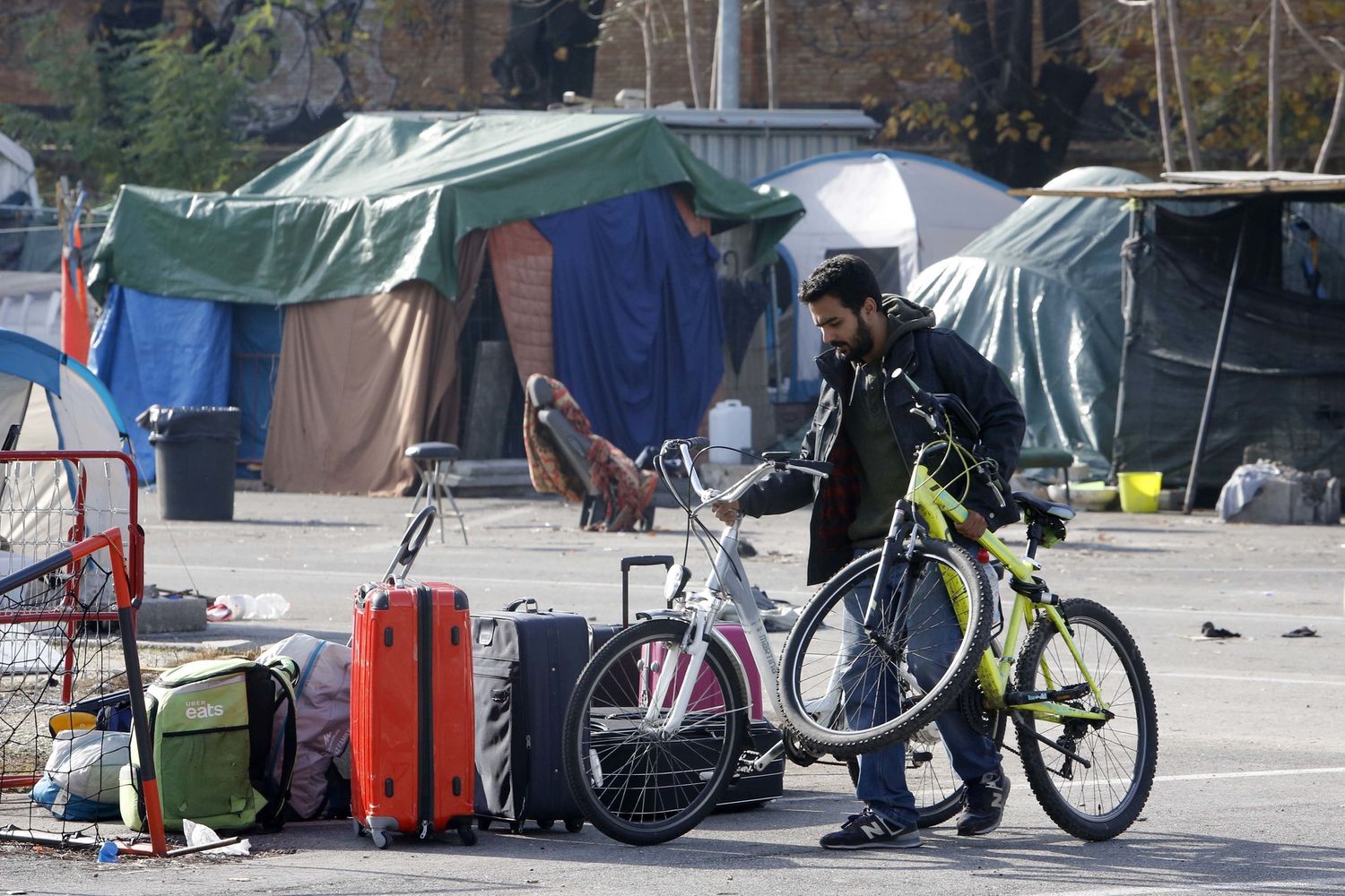 &nbsp;Lo sgombero del centro Baobab a Roma