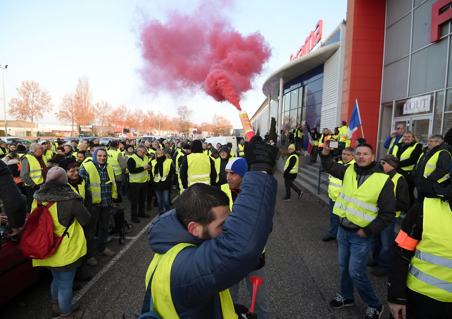 &nbsp; Manifestazione dei gilet gialli in Francia