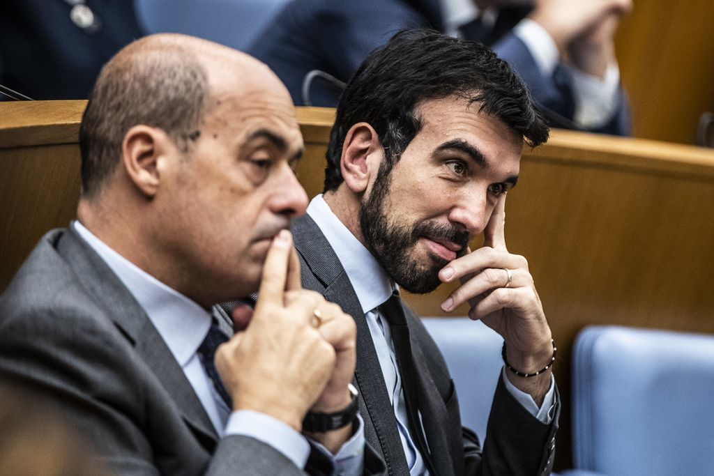 &nbsp;Zingaretti e Martina