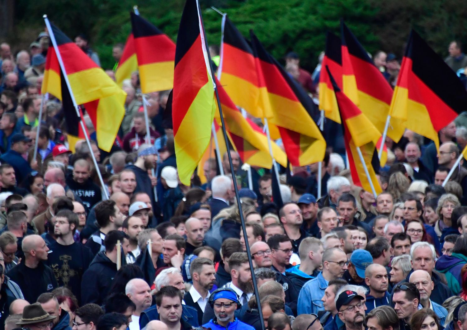 &nbsp;Una manifestazione del partito di estrema destra Afd in Germania