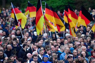 &nbsp;Una manifestazione del partito di estrema destra Afd in Germania