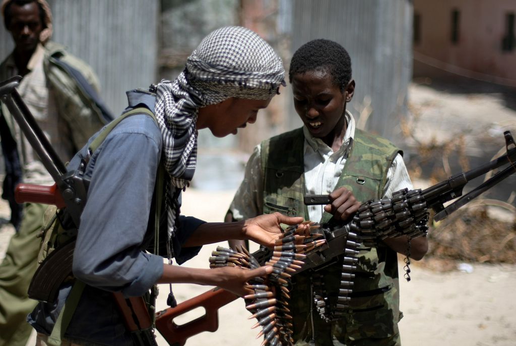 &nbsp;Miliziani somali di al Shebab nel 2009