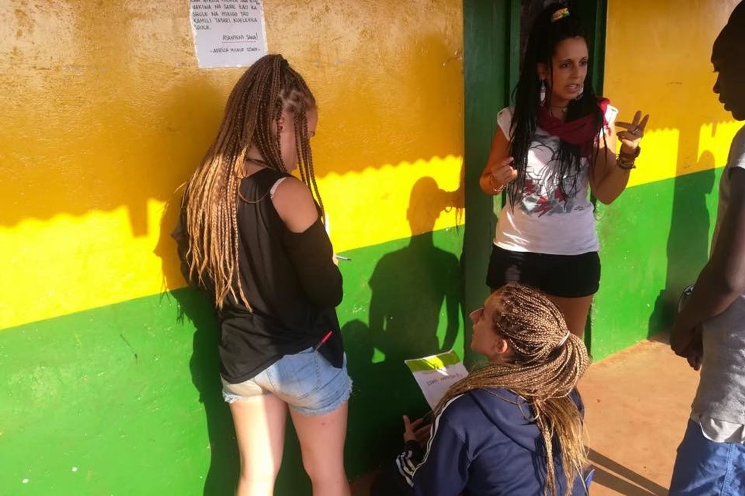 &nbsp;Volontarie della Ong Africa Milele Onlus