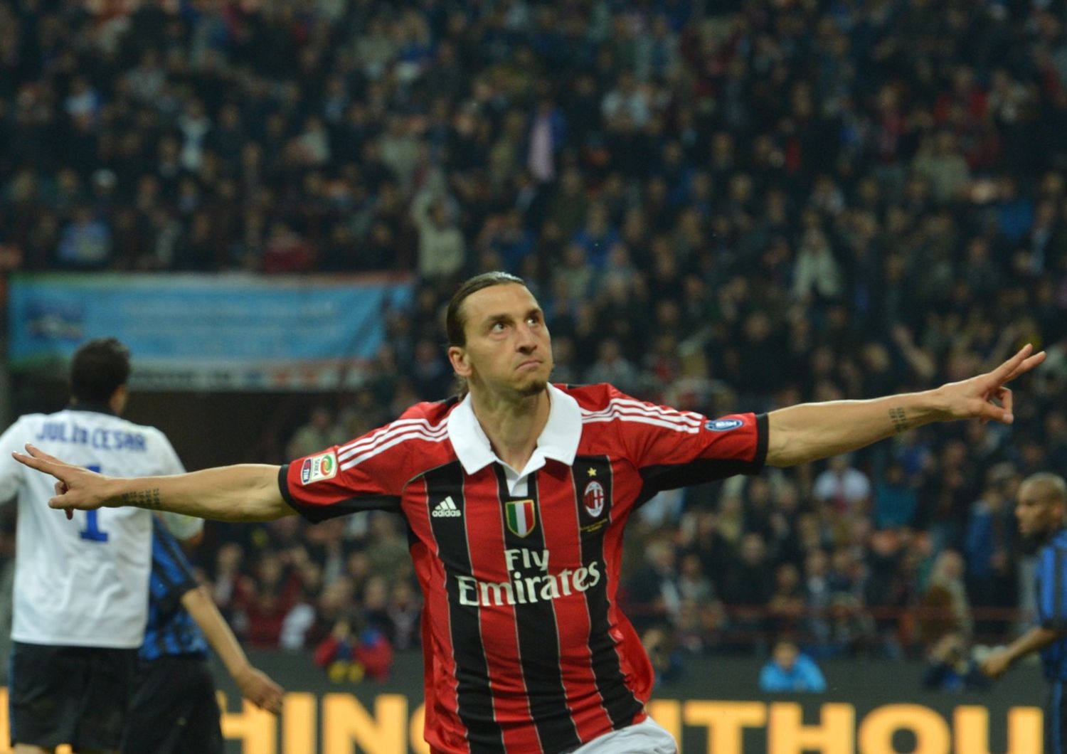 &nbsp; Zlatan Ibrahimovic con la maglia del Milan