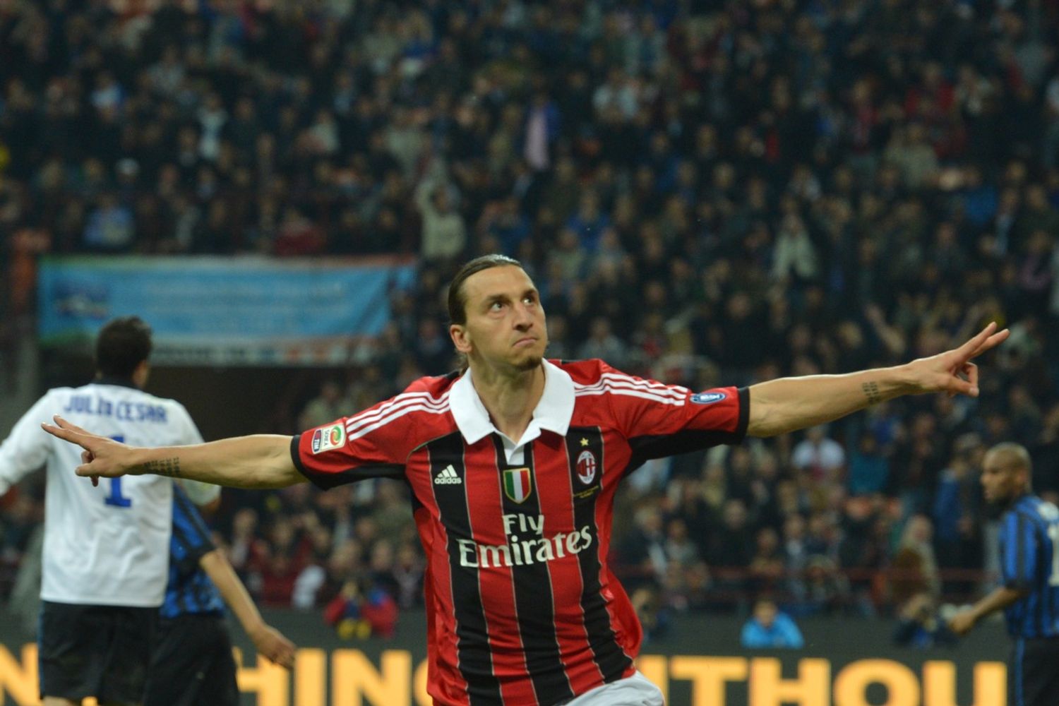 &nbsp; Zlatan Ibrahimovic con la maglia del Milan