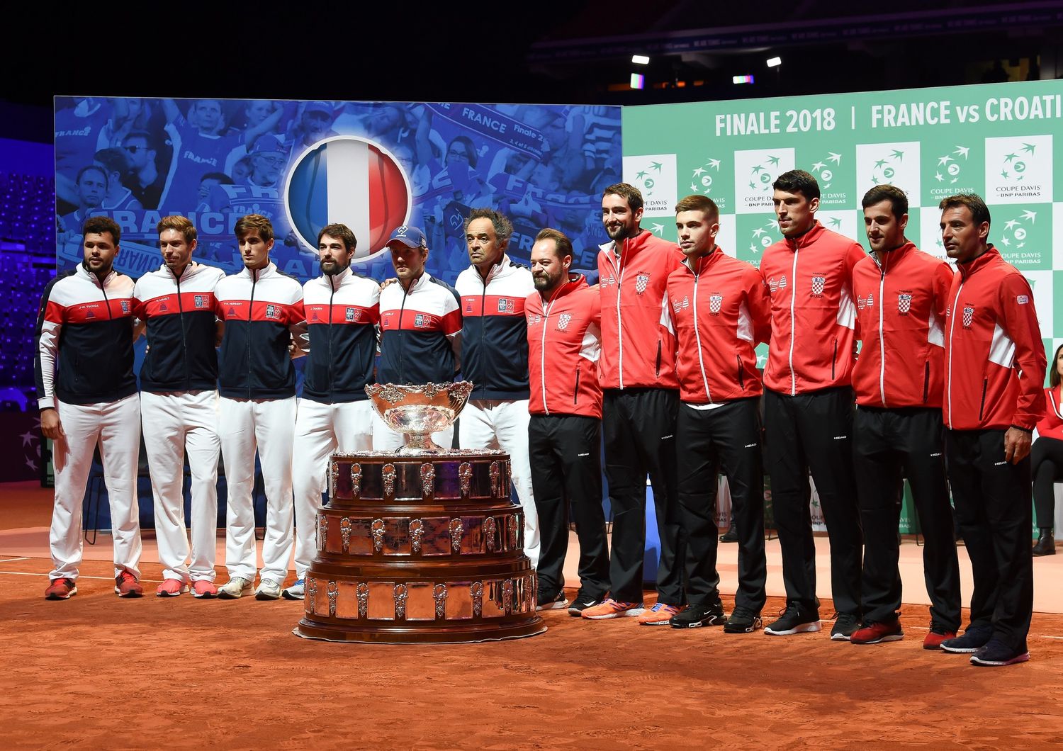 &nbsp;Francia-Croazia, finale di Coppa Davis