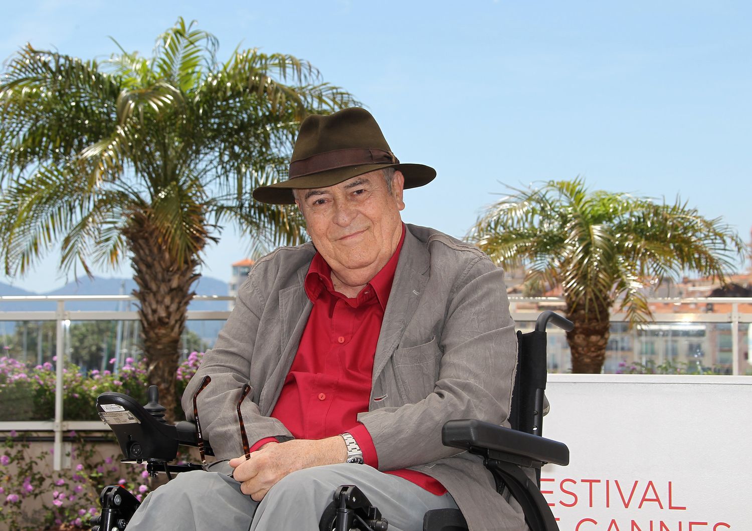 Bernardo Bertolucci al Festival di Cannes nel 2011