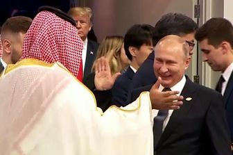 principe ereditario Arabia Saudita Mohammed bin Salman e Vladimir Putin (Afp)&nbsp;