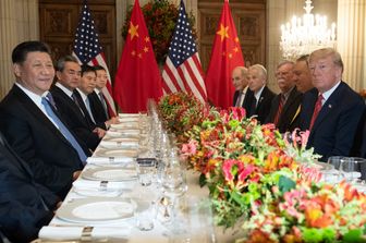 &nbsp;La cena tra le delegazioni cinese e americana al G20 di Buenos Aires