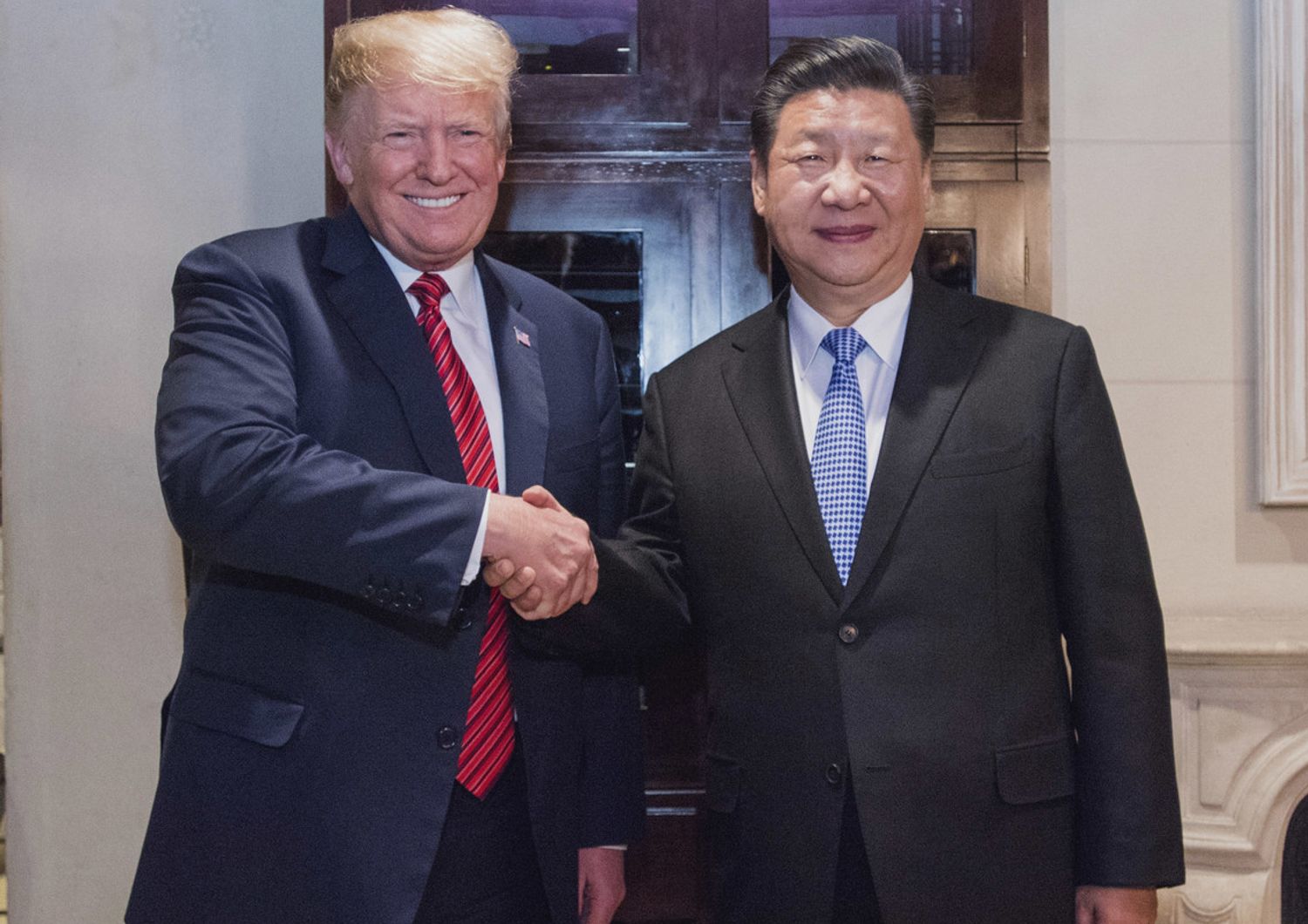 &nbsp;Donald Trump e Xi Jinping