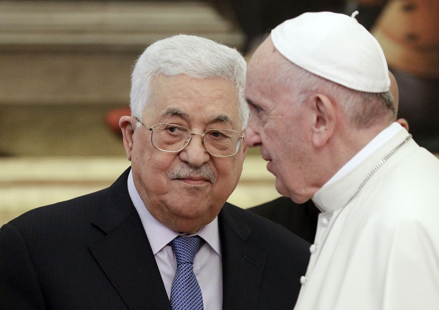 &nbsp;Abu Mazen e Papa Francesco