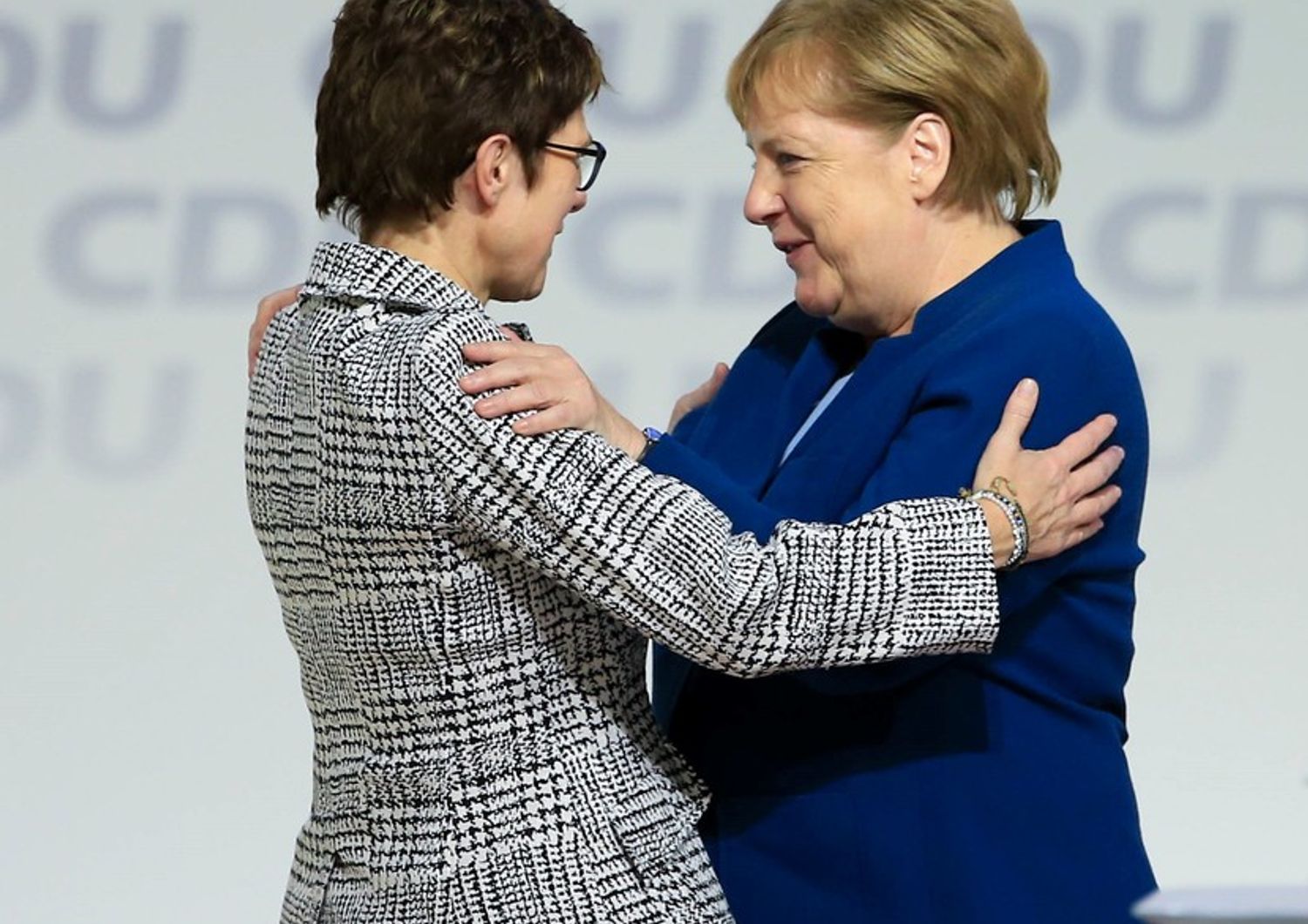 &nbsp;Angela Merkel e Annegret Kramp-Karrenbauer