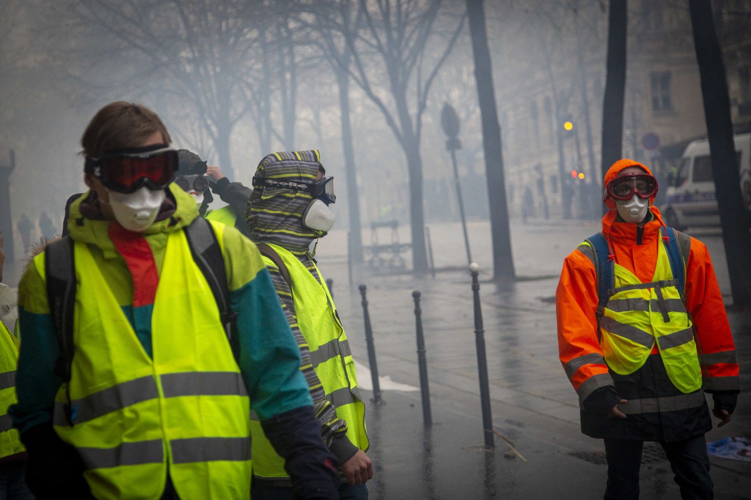 &nbsp;Gilet gialli in piazza
