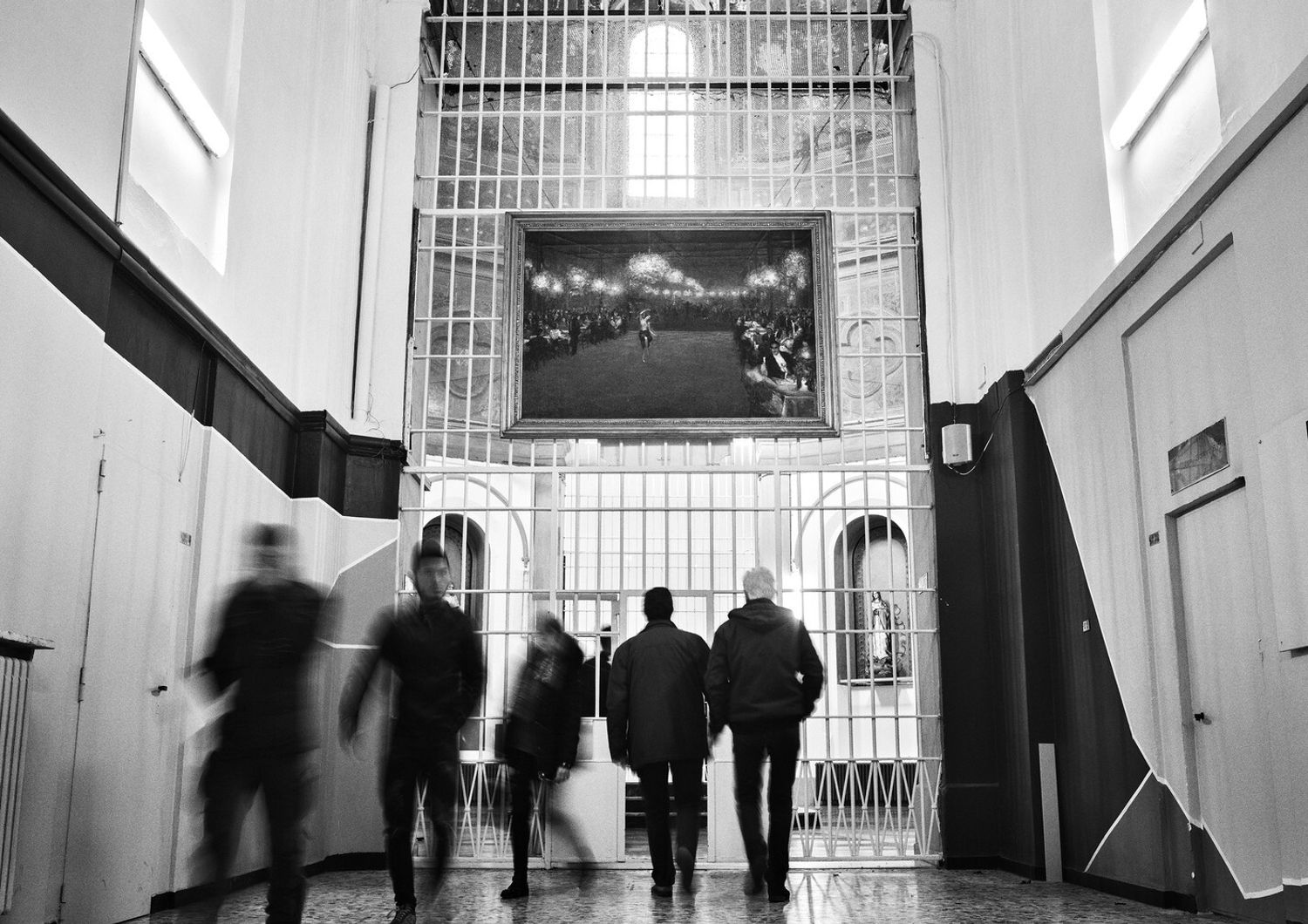 il dipinto &ldquo;Il Tabarin&rdquo;, parte della mostra &ldquo;Gianni Maimeri: la musica dipinta&rdquo; allestita all&rsquo;interno del carcere di San Vittore.&nbsp;