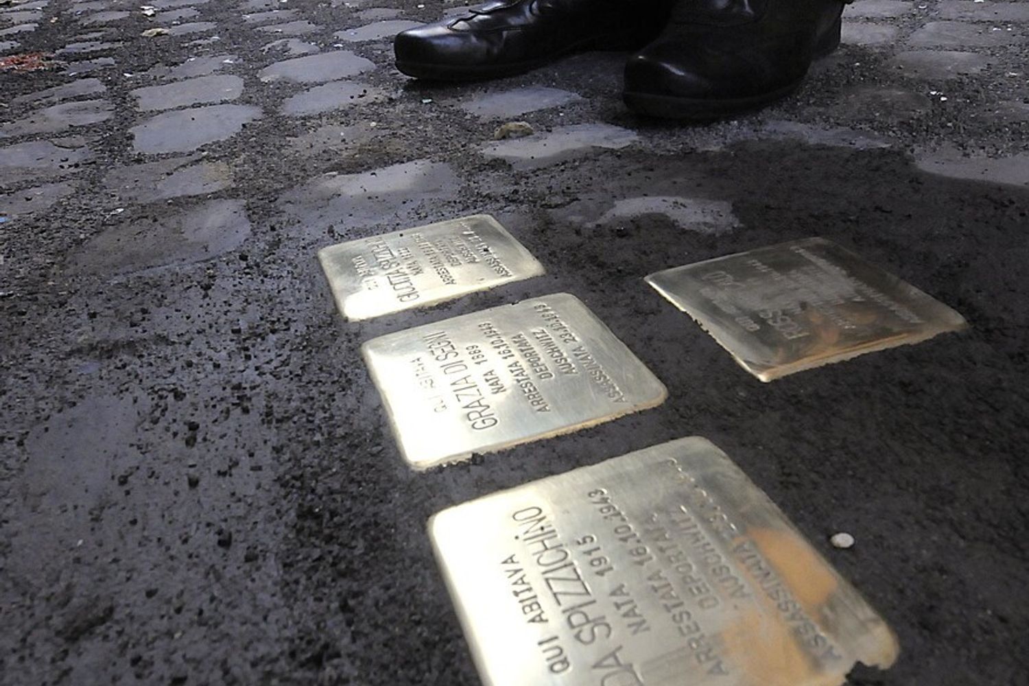 &nbsp;Alcune pietre di inciampo a Roma