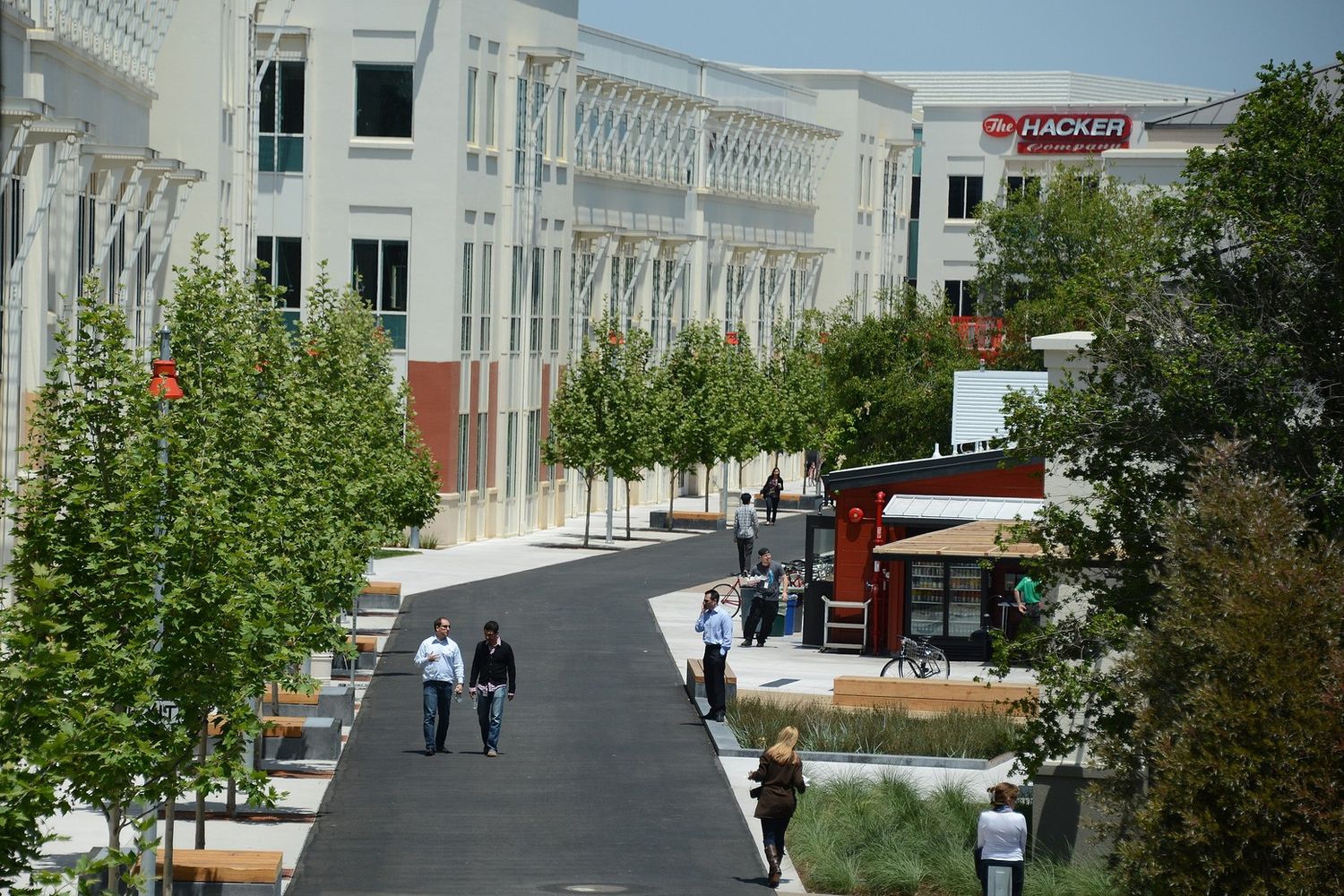 &nbsp;Il quartier generale di Facebook a Menlo Park