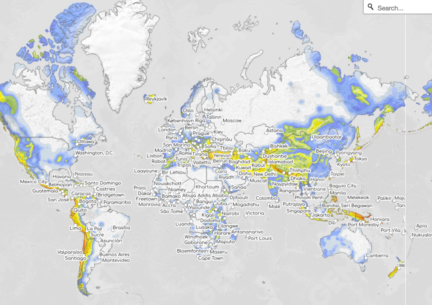 A Pavia realizzate le tre super mappe dei terremoti mondiali. Cosa possono &#39;vedere&#39;