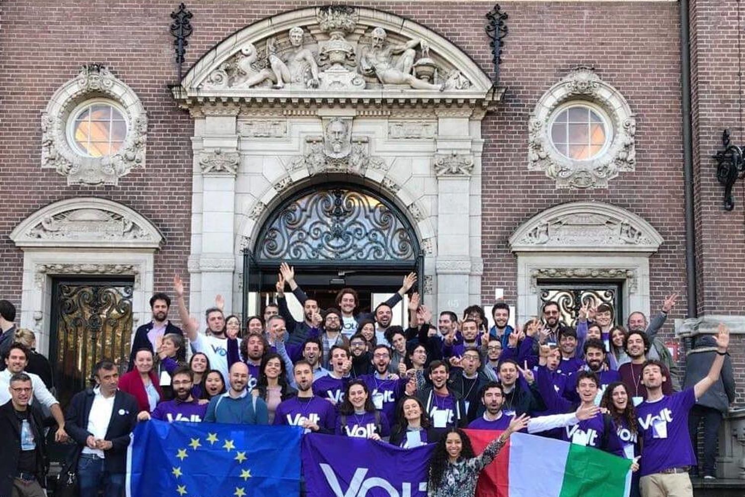 &nbsp;Un gruppo di giovani di Volt Italia