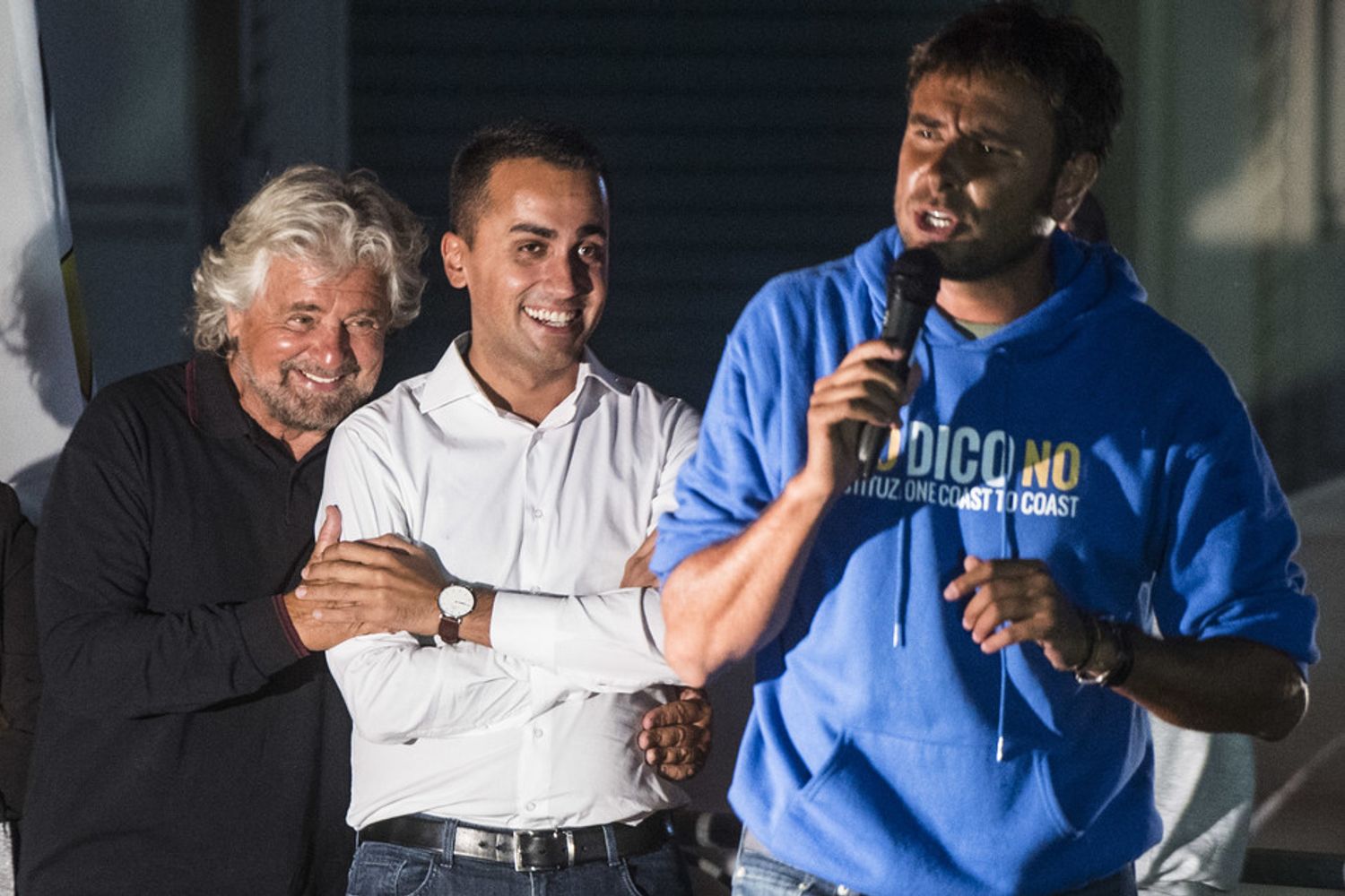 &nbsp; Beppe Grillo, Luigi Di Maio, Alessandro Di Battista