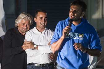&nbsp; Beppe Grillo, Luigi Di Maio, Alessandro Di Battista