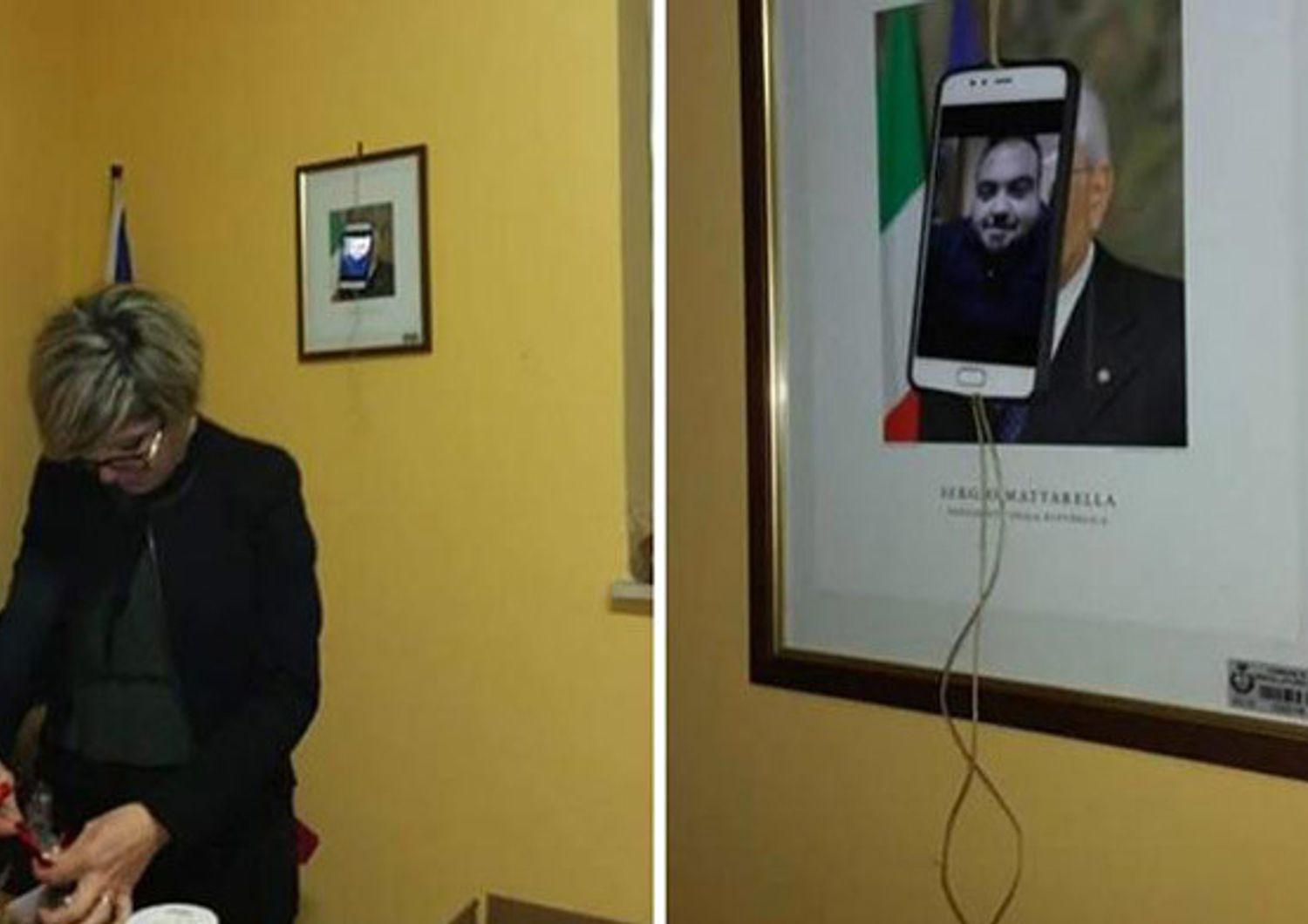 sindaco decollatura Selfie&nbsp;Mattarella