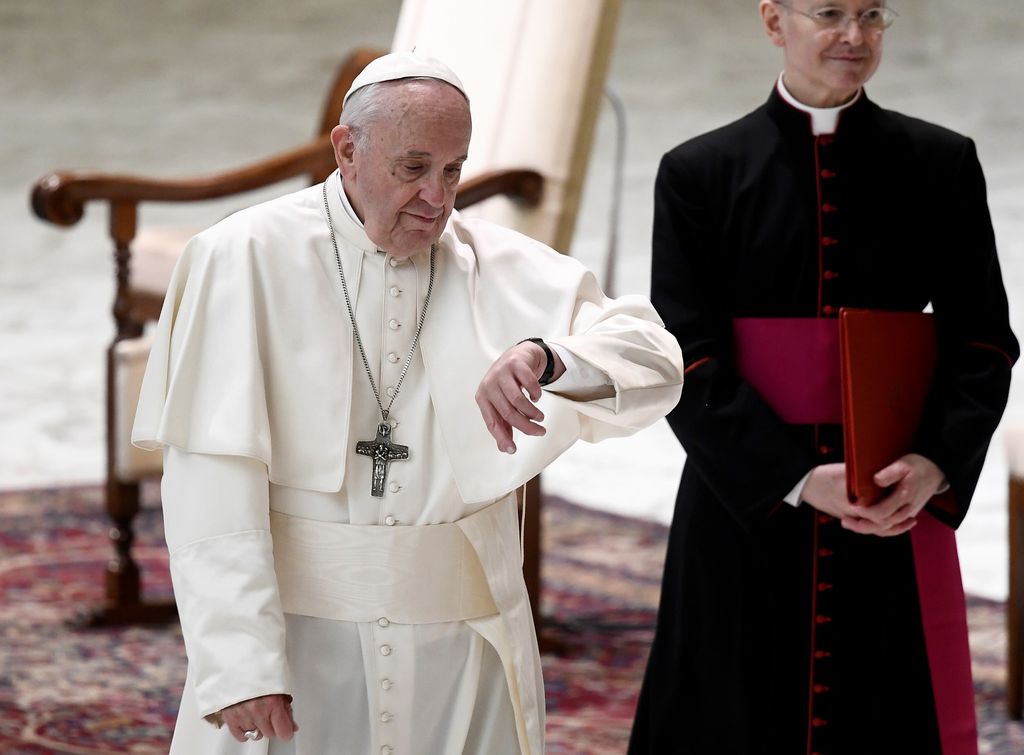 Papa Francesco in Vaticano, 21 dicembre 2018