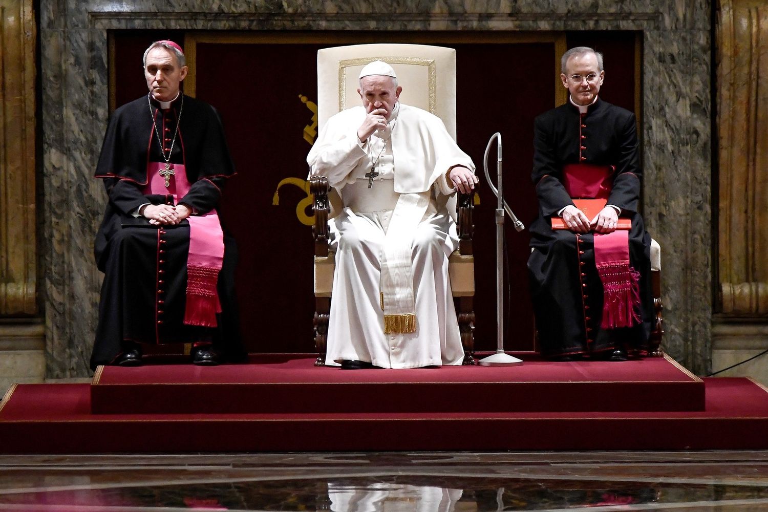 Papa Francesco in Vaticano, 21 dicembre 2018