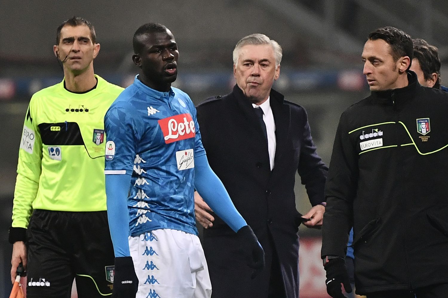 &nbsp;&nbsp;Koulibaly, Ancelotti&nbsp;