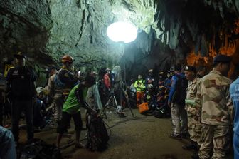 I &#39;cinghialotti&#39; intrappolati nella grotta&nbsp;Tham&nbsp;Luang