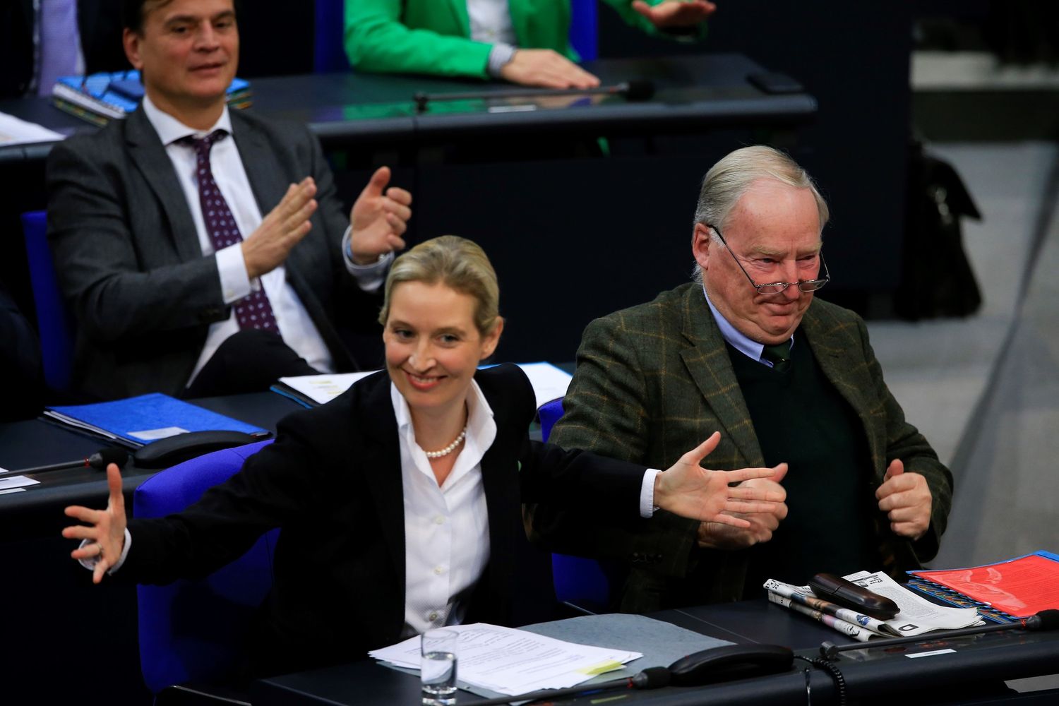 I leader di Afd: Alice Weidel e Alexander Gauland