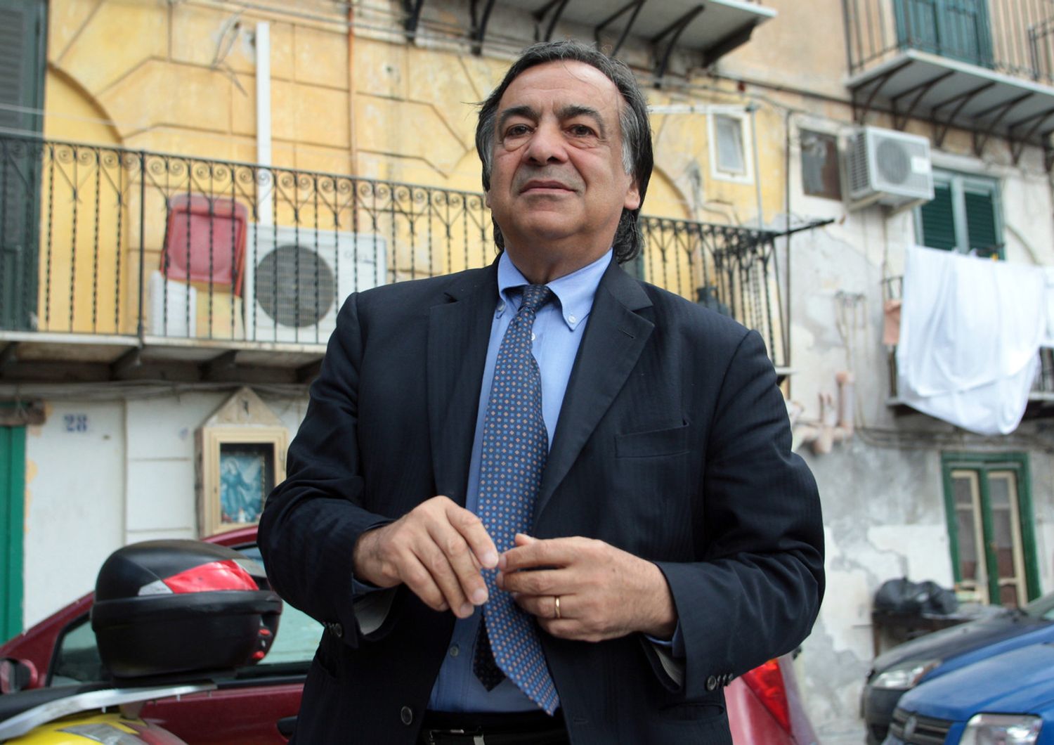 &nbsp;Il sindaco di Palermo, Leoluca Orlando