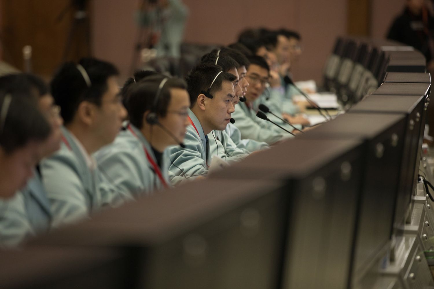 Il centro di controllo aerospaziale di Pechino